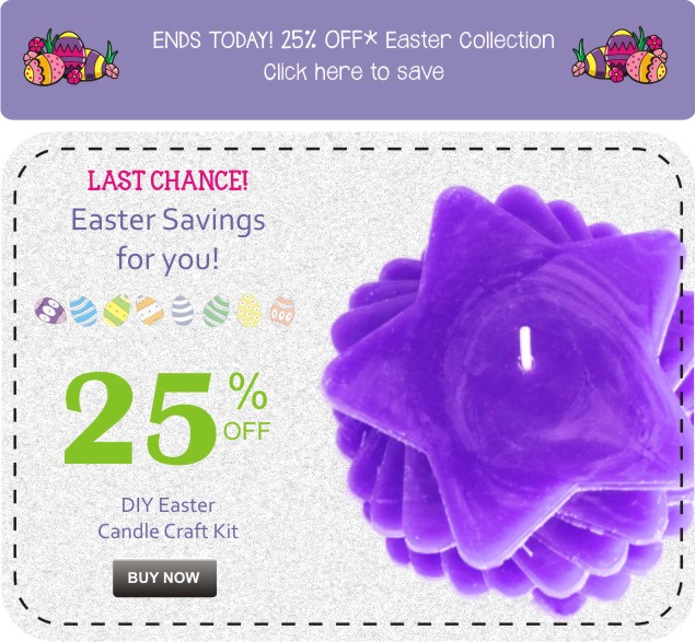 Easter Purple DIY 25 OFF Ad 635 new