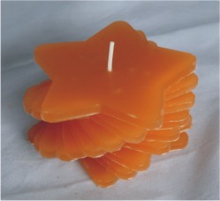 DIY Orange Star Candle 250