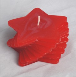 DIY Red Star Candle 250