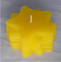 DIY Yellow Star Candle 250